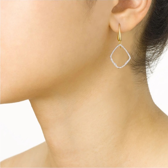 Riva Diamond Hoop Drop Earrings
MONICA VINADER - Picture 3 of 5